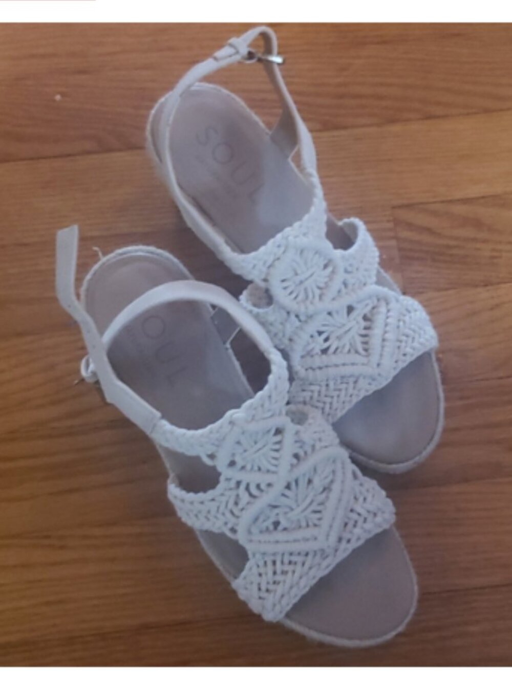 NATURAL SOUL OASIS CROCHET ESPADRILLE